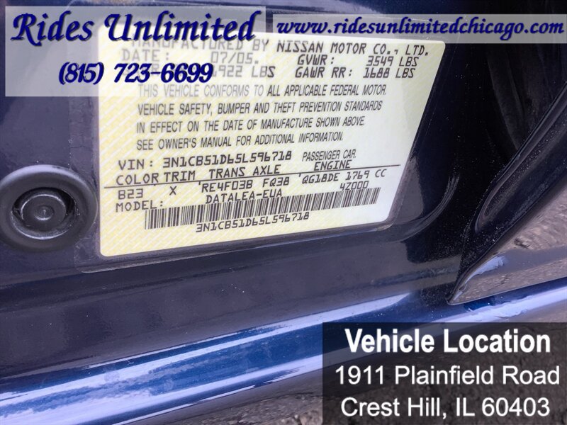 Used 2005 Nissan Sentra 1.8 S FWD image 12