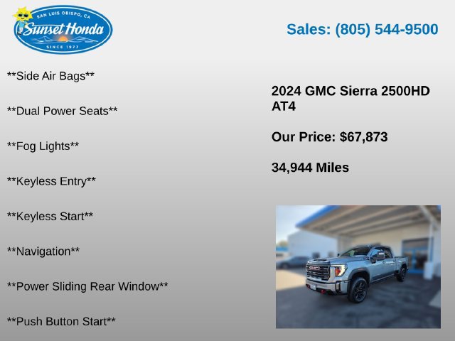 Used 2024 GMC Sierra 2500 AT4 w/ AT4 Premium Plus Package AWD/4WD image 7