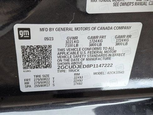 Used 2023 Chevrolet Silverado 1500 High Country w/ High Country Premium Package image 17