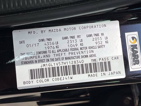 Used 2017 MAZDA MAZDA6 Touring w/ Touring Premium Package FWD image 35