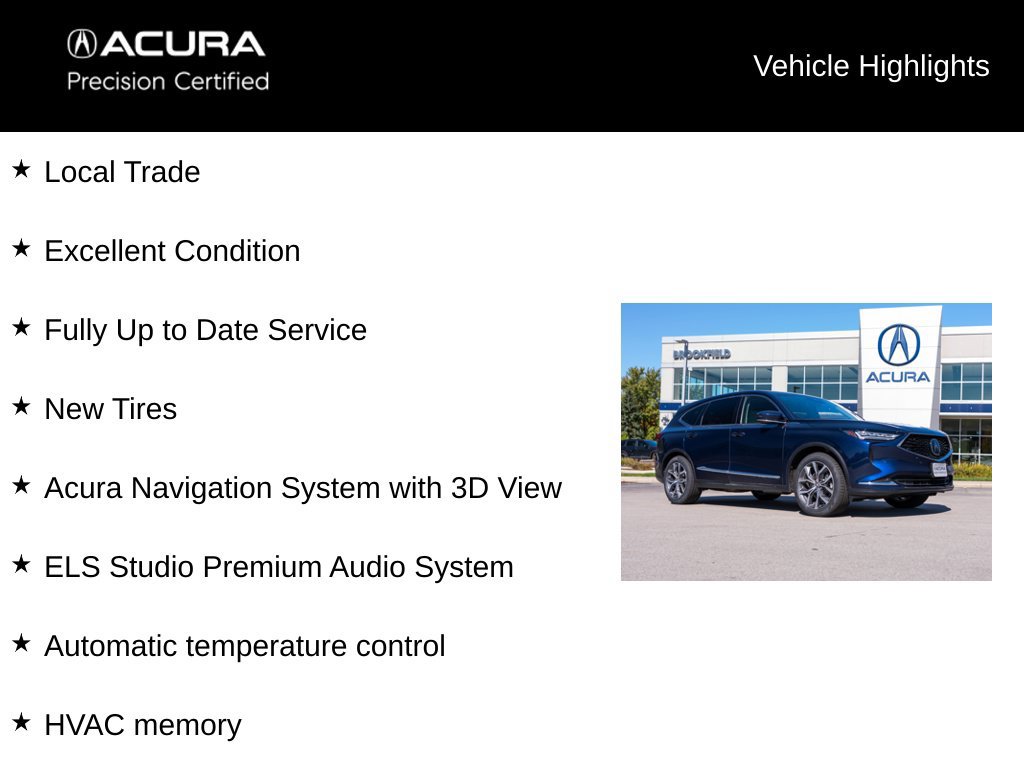 Certified 2024 Acura MDX w/ Technology Package AWD/4WD image 5