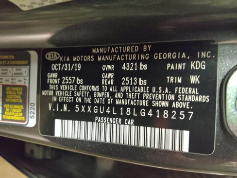 Used 2020 Kia Optima EX FWD image 33