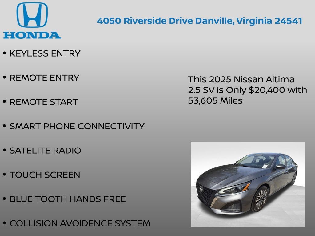 Used 2025 Nissan Altima 2.5 SV FWD image 7