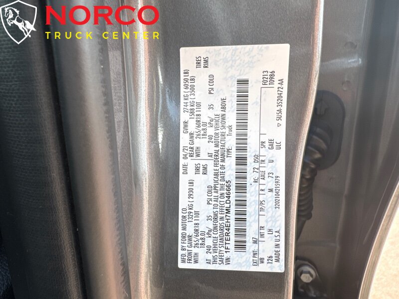Used 2021 Ford Ranger XL w/ Equipment Group 101A High RWD image 25