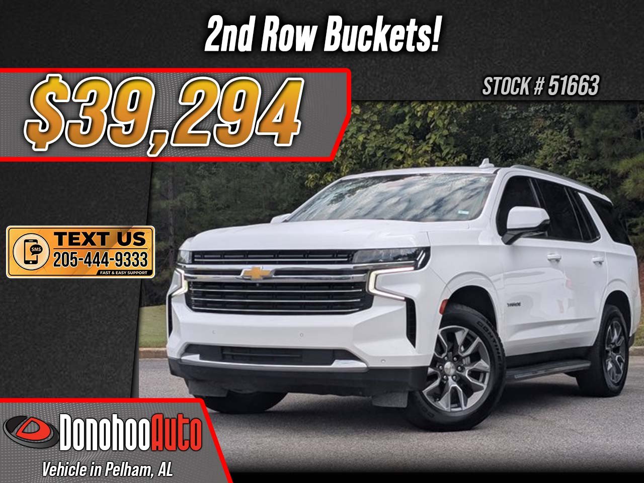 Used 2023 Chevrolet Tahoe LT w/ Luxury Package RWD image 1