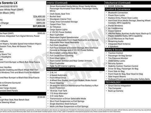 Used 2016 Kia Sorento LX image 8