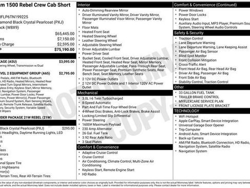 New 2026 RAM 1500 Rebel w/ G/T Package image 35