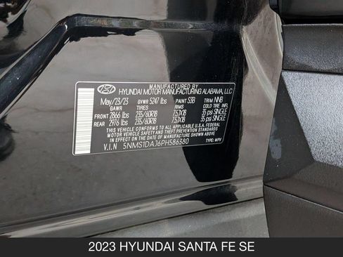 Used 2023 Hyundai Santa Fe SE AWD/4WD image 24