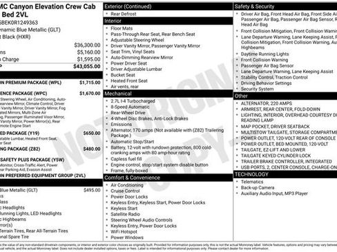 Used 2024 GMC Canyon Elevation w/ Elevation Premium Package image 2