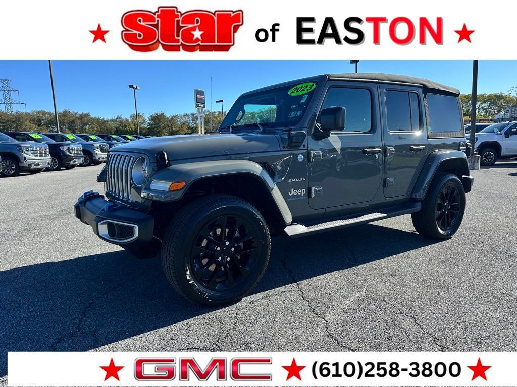 Used 2023 Jeep Wrangler Unlimited Sahara w/ Cold Weather Group AWD/4WD image 2