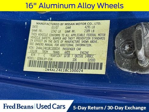 Used 2008 Nissan Altima 2.5 S w/ Convenience Pkg FWD image 33