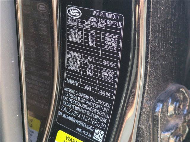 Used 2022 Land Rover Range Rover Evoque S AWD/4WD image 23
