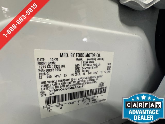 Used 2021 Ford Edge SEL w/ Cargo Accessory Package AWD/4WD image 28