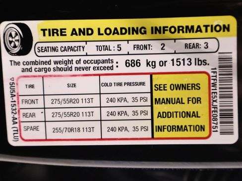 Certified 2018 Ford F150 Lariat w/ Equipment Group 502A Luxury AWD/4WD image 28