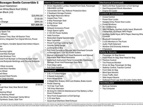 Used 2019 Volkswagen Beetle 2.0T S image 40