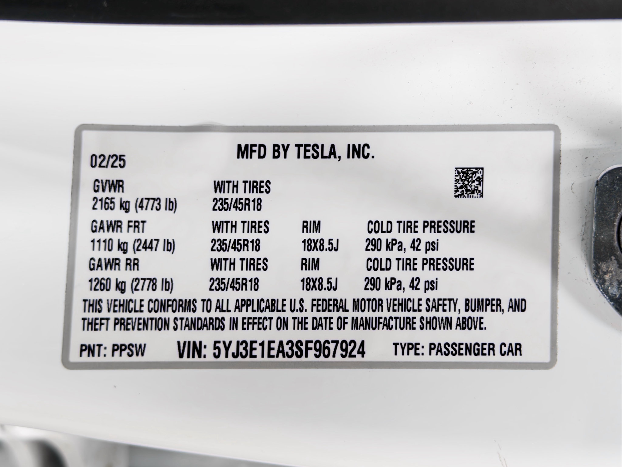 Used 2025 Tesla Model 3 Long Range RWD image 28