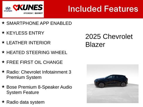 Used 2025 Chevrolet Blazer RS AWD/4WD image 3