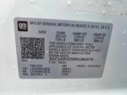 Used 2024 Chevrolet Silverado 1500 LT Trail Boss w/ Protection Package image 33