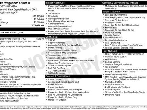 Used 2022 Jeep Wagoneer Series II image 17