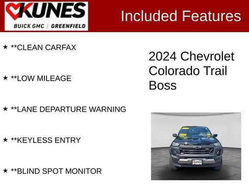 Used 2024 Chevrolet Colorado Trail Boss w/ Advanced Trailering Package AWD/4WD image 3