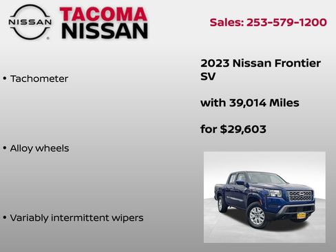 Used 2023 Nissan Frontier SV image 18