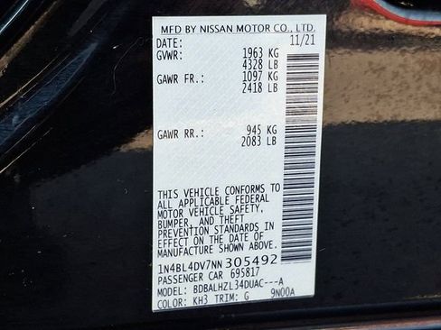 Used 2022 Nissan Altima 2.5 SV w/ SV Premium Package image 27