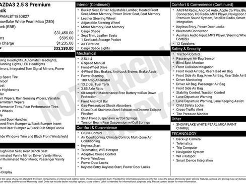 Used 2026 MAZDA MAZDA3 2.5 S Hatchback w/ Premium Pkg FWD image 18
