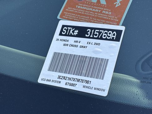 Certified 2026 Honda HR-V EX-L image 30