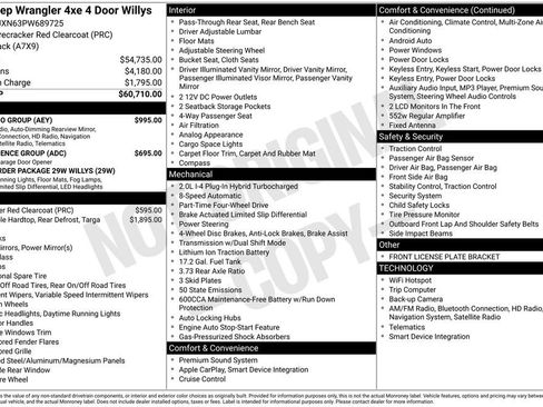 Used 2023 Jeep Wrangler Unlimited w/ 8.4" Radio Group image 4