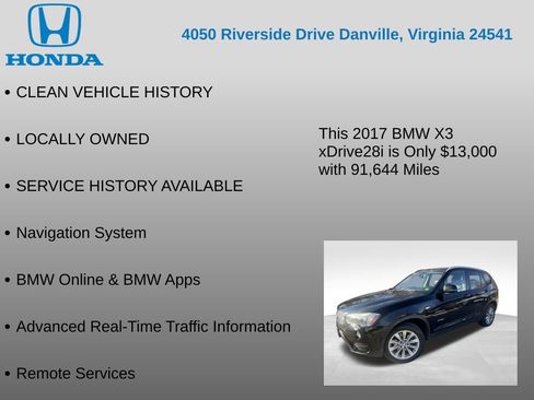 Used 2017 BMW X3 xDrive28i image 7