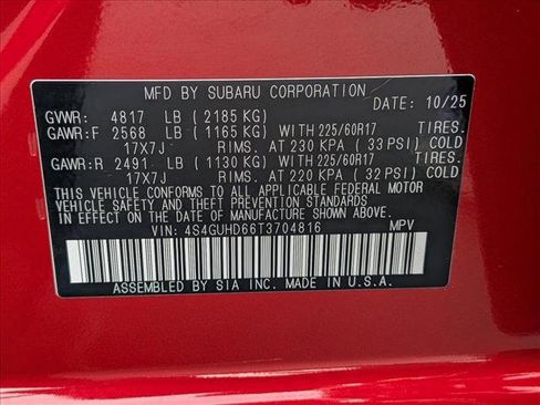 Certified 2026 Subaru Crosstrek 2.0i Premium AWD/4WD image 25