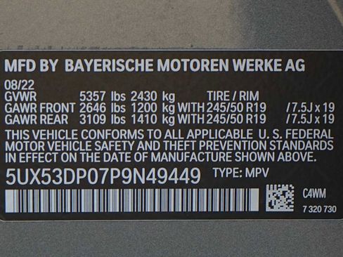 Used 2023 BMW X3 xDrive30i w/ Convenience Package AWD/4WD image 30