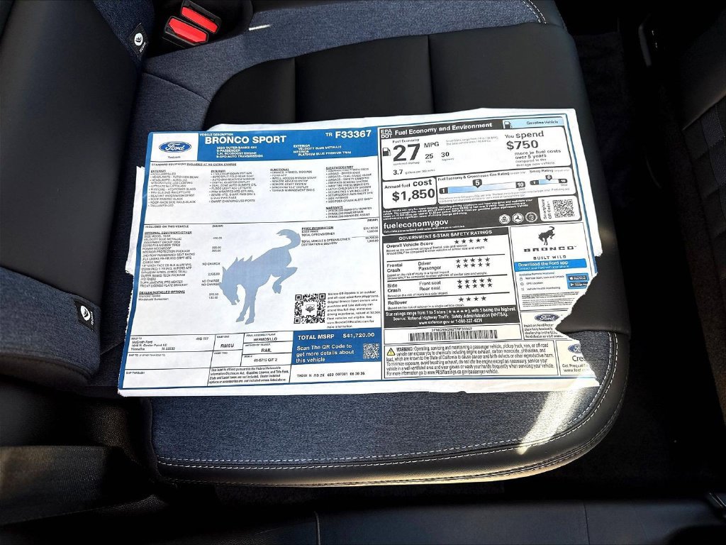 New 2026 Ford Bronco Sport Outer Banks w/ Outer Banks Tech Package+ AWD/4WD image 17