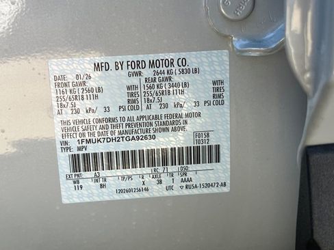 New 2026 Ford Explorer Active image 24