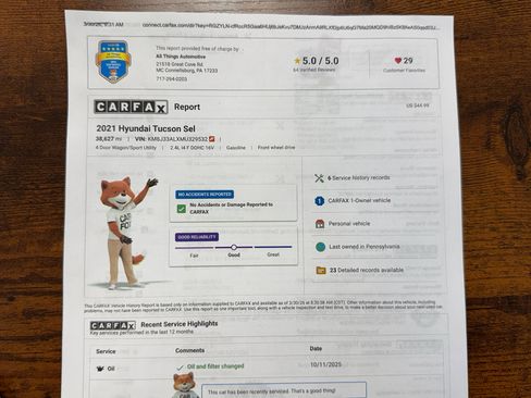 Used 2021 Hyundai Tucson SEL image 37