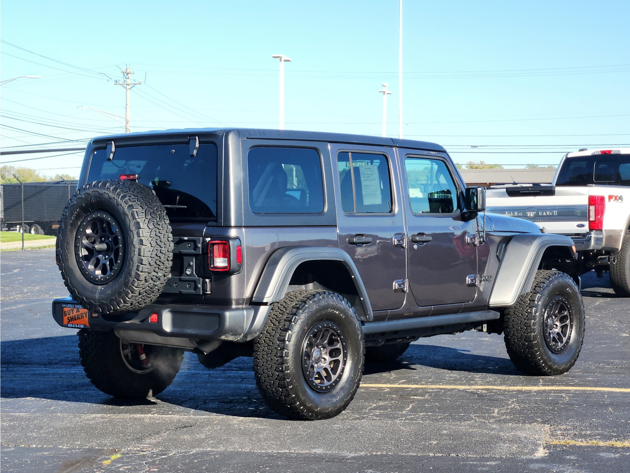 Used 2023 Jeep Wrangler Unlimited Sport w/ Xtreme 35 Tire Package AWD/4WD image 8
