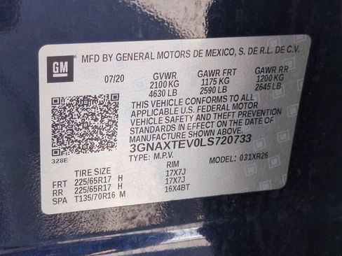 Used 2020 Chevrolet Equinox LT AWD/4WD image 53