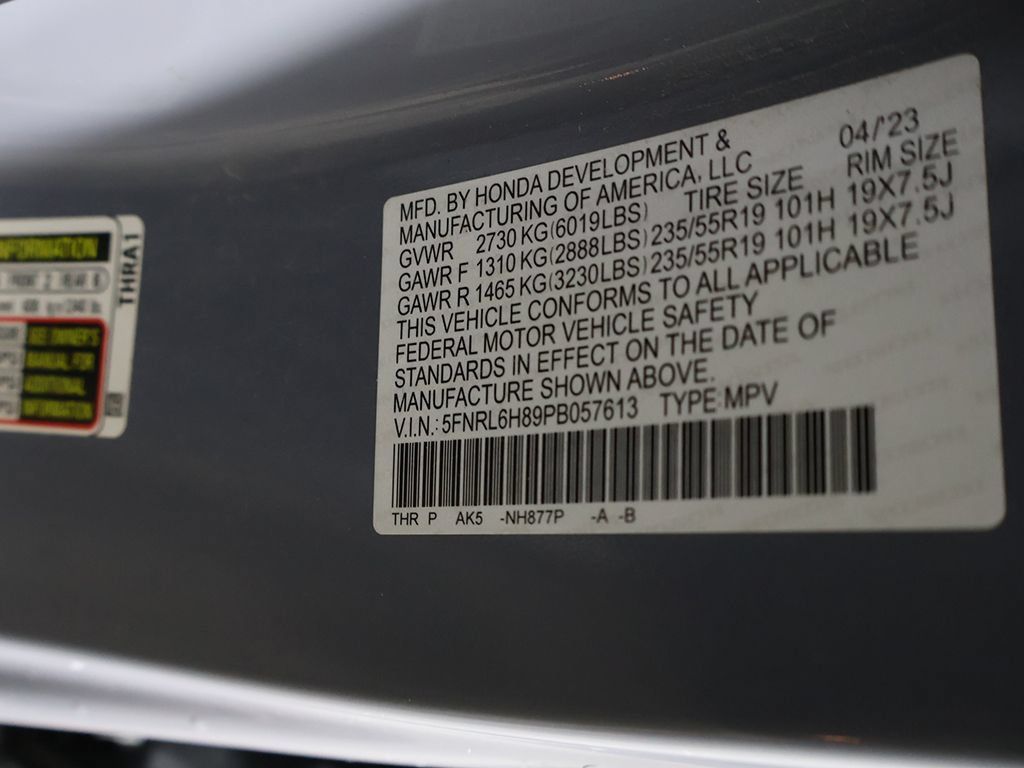 Used 2023 Honda Odyssey Touring image 51