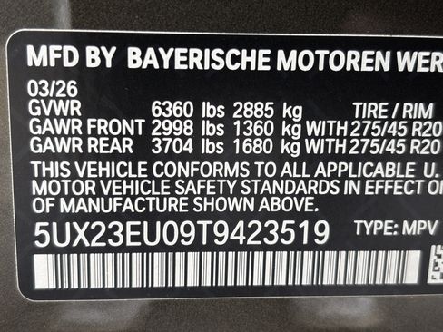 Used 2026 BMW X5 xDrive40i w/ Premium Package AWD/4WD image 33