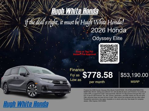 New 2026 Honda Odyssey Elite image 7