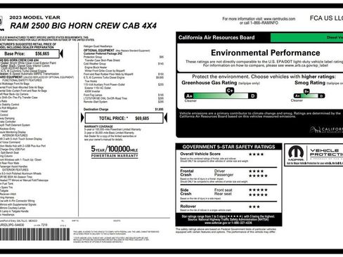 Used 2023 RAM 2500 Big Horn w/ Cold Weather Group image 2