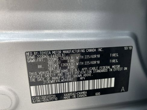 Used 2020 Toyota RAV4 XSE w/ XSE Grade Weather Package image 52