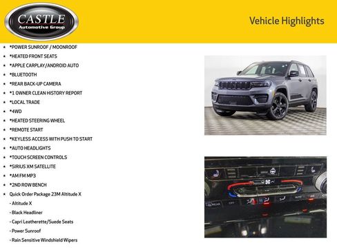 Used 2024 Jeep Grand Cherokee Altitude AWD/4WD image 3