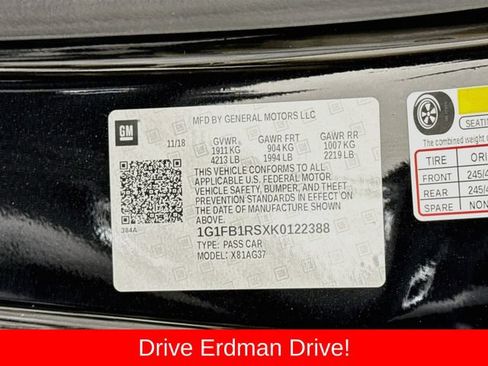 Used 2019 Chevrolet Camaro LT w/ RS Package RWD image 28
