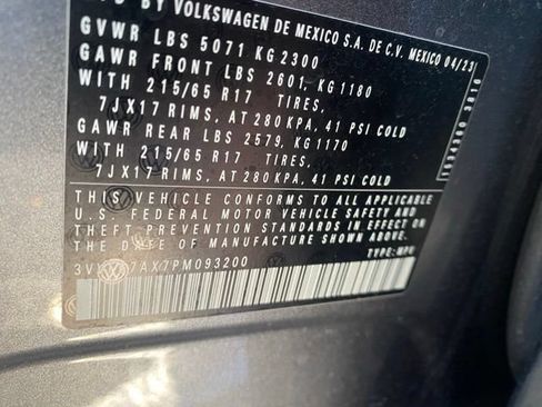 Used 2023 Volkswagen Tiguan S w/ IQ.Drive Package AWD/4WD image 14