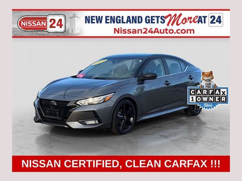 Certified 2023 Nissan Sentra SR w/ Midnight Edition Package FWD image 1
