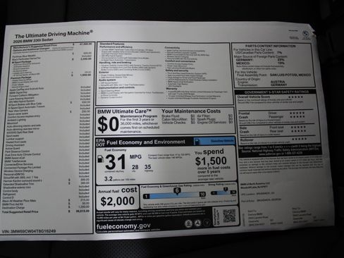 New 2026 BMW 330i Sedan w/ M Sport Package image 20