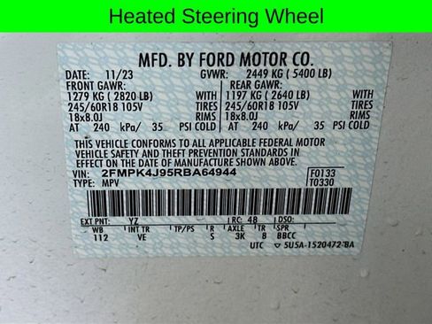 Certified 2024 Ford Edge SEL w/ Convenience Package image 33