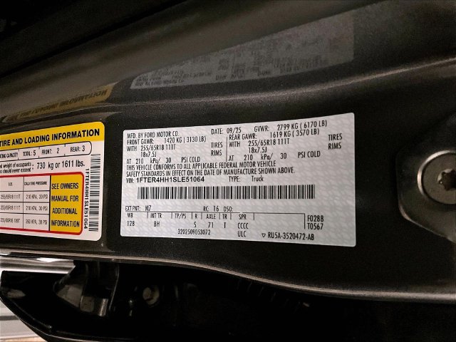 Used 2025 Ford Ranger XLT w/ Black Appearance Package AWD/4WD image 33