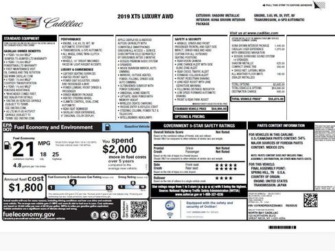 Used 2019 Cadillac XT5 Luxury AWD/4WD image 2